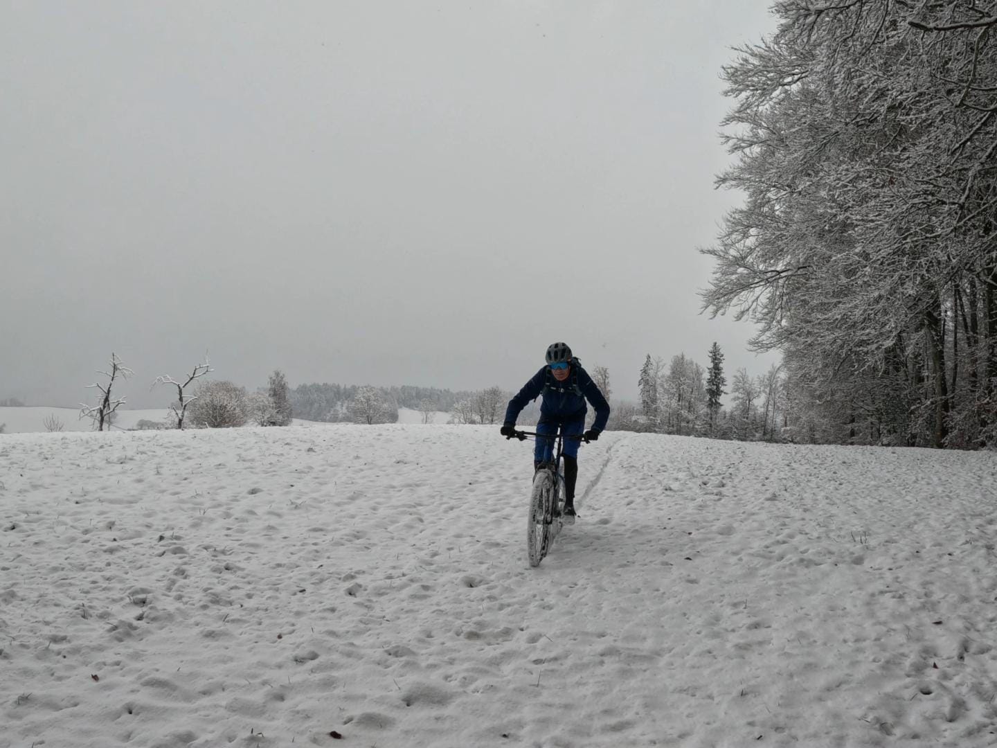 MTB-Tour  Dorneggguetsch bei Schnee  21.11.2025