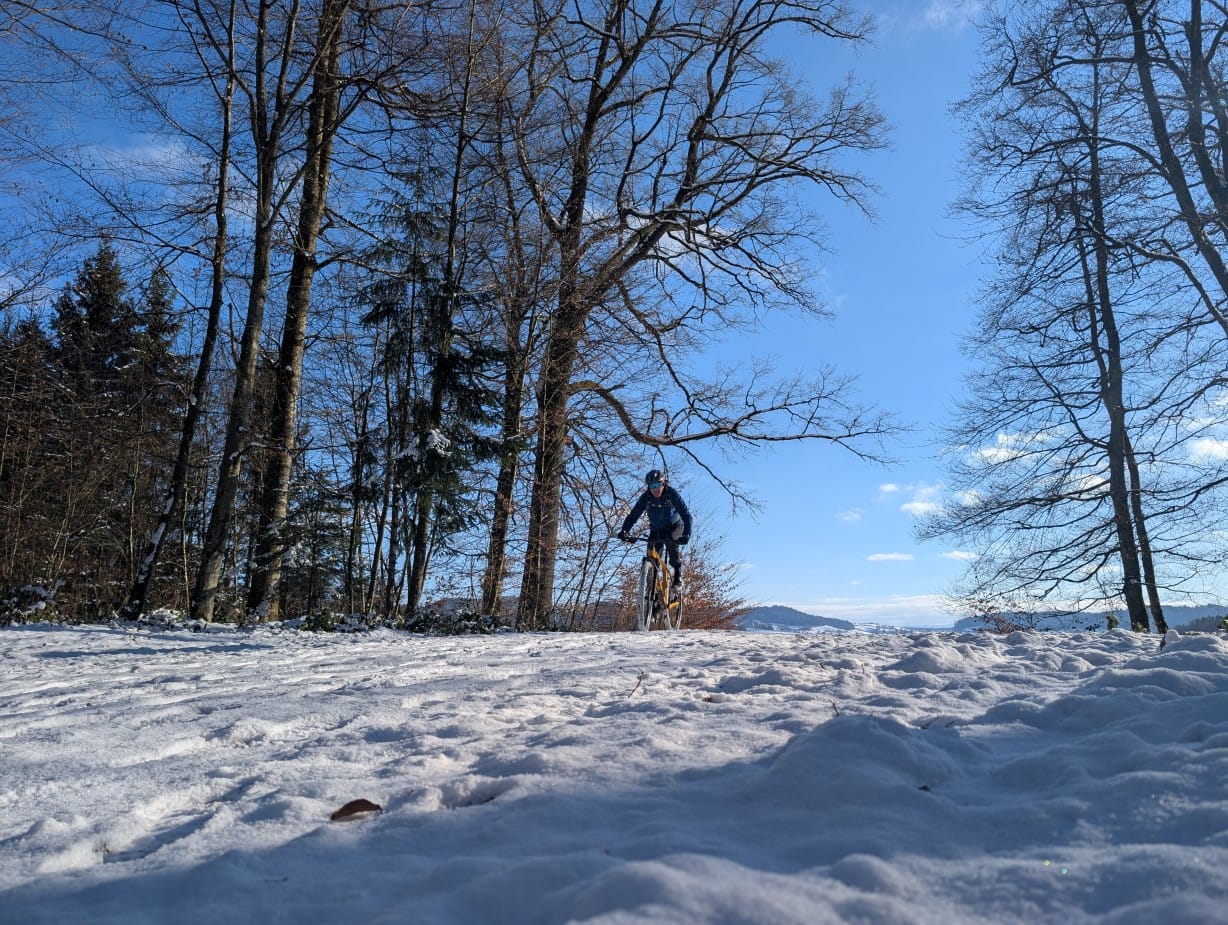 MTB-Tour  Langenthal mit Schnee 04.01.2026