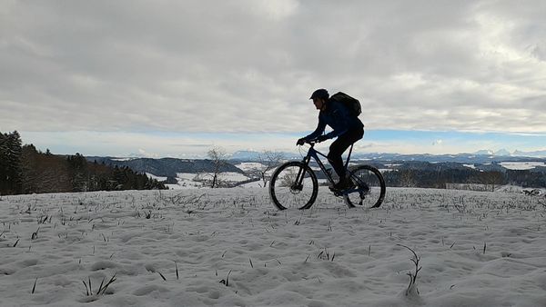 MTB-Tour Dornegggütsch mit Schnee 19.01.2023